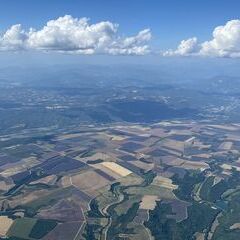 Flugwegposition um 15:22:08: Aufgenommen in der Nähe von Arrondissement de Forcalquier, Frankreich in 2776 Meter